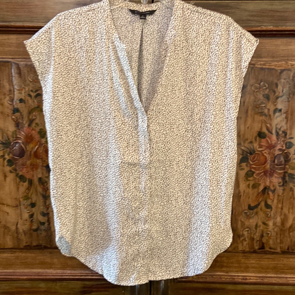Banana Republic Animal Print Blouse